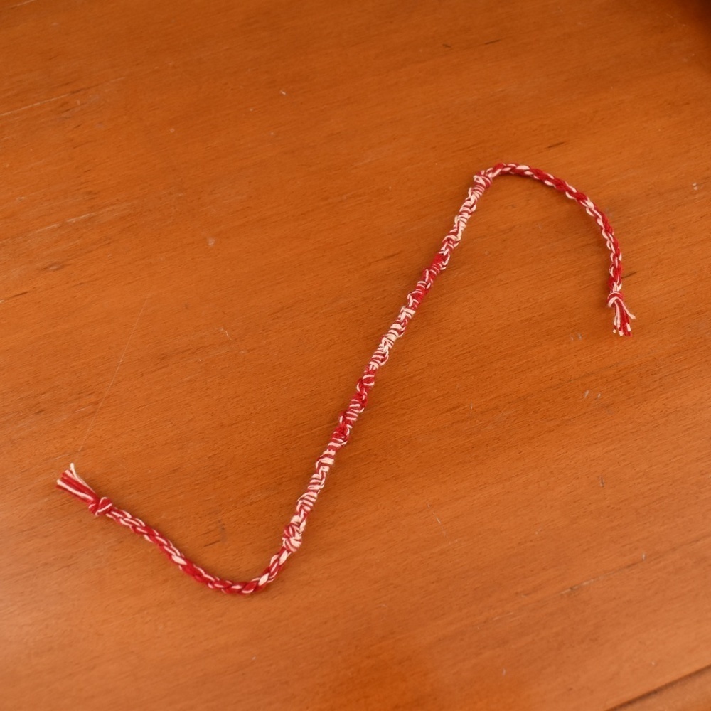 Candy Canes Woven Bracelet - Picture 2 of 2